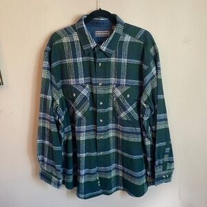 Dark Green David Taylor Flannel XL